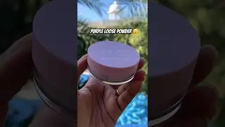 Purple Powder ? Forever52 Translucent Loose Powder 😲🟣 #shorts #loosepowder #makeupshorts
