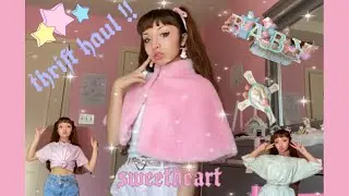🧸🗝mini chatty GRWM to go thrifting+my vintage/cutesy thrift haul🗝🧸
