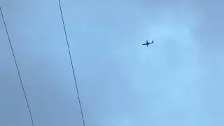 Q400 morning flyover