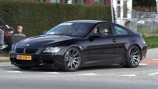 BMW M6 V10 with STRAIGHT PIPE Akrapovic Exhaust!! INSANE V10 SOUNDS!
