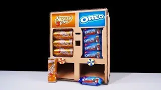 DIY How to Make OREO and Nescafe Coffee Vending Machine