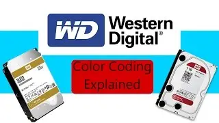Western Digital Hard Drives Color Coding Explained!