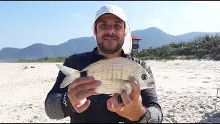 PESCA DE PRAIA EM GRUMARI MAIS UM TREINO DO GRUPO DE PESCA BARRAÉDEZ COM DIREITO A CHURRASCO TOP