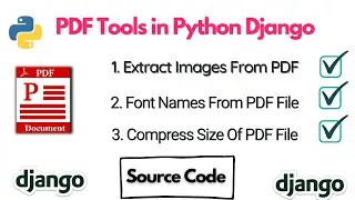 PDF Tools In Python Django Website With Live Testing