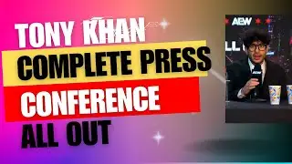 Tony Khan talks about his new deal, All out in his All out press conference.