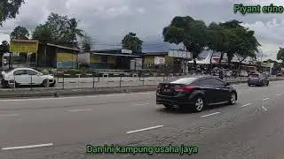 perjalanan dari Danga bay menuju taman tun Aminah