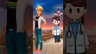 Adrien as different style // #miraculous #shorts #viral #video #youtubeshorts