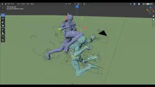 3D cinematic fight | (sneak peek ) #blender3d