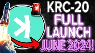 $KAS KASPA🔥 – BREAKING KRC-20 OFFICIAL LAUNCH DATE LEAKED! | IM GOING ALL IN!