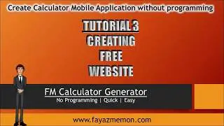 Tutorial 3-Creating free website