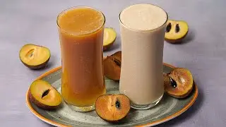2 Easy Chikoo Drinks | Sapodilla Drinks | Chikoo Milkshake Recipe | Chikoo Juice Recipe | Yummy