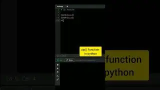 zip() function in python 