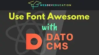 FontAwesome with DatoCMS (and Gatsby JS) tutorial