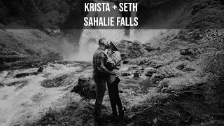 Krista and Seth's Sahalie Falls Engagement