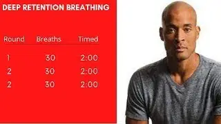 Wim Hof Guided Breathing Feat David Goggins (shorter breath holds)