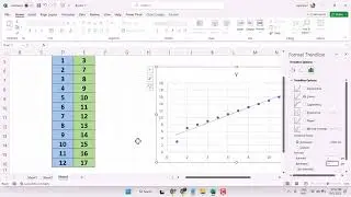 How to Extend the Trendline in Microsoft Excel