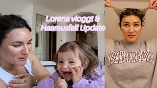 Picking strawberries, Lorena vlogging and hair loss update