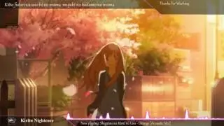 「Nightcore」Shigatsu wa Kimi no Uso - Orange [Acoustic Ver][Lyrics]