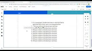 How to add bullet points in Wix | Wix Tutorial