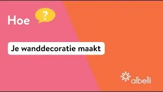 Hoe maak ik wanddecoratie?