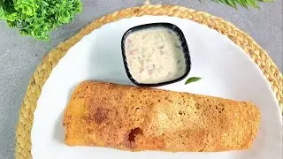 মাত্র ১০ মিনিটে তৈরী করে নিন ইনস্ট্যান্ট মুগ ডালের ধোসা। Instant moong dal dosa recipe.