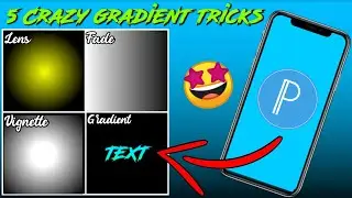 Top 5 useful gradient tricks in pixellab || V.y. Creators
