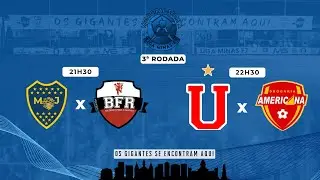 Meia Boca Jr. 🆚 BFR | Unidos F7 🆚 Drogaria Americana #jaysports #fut7 #ligaminas