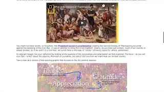 Intro to Free Thanksgiving Writing Activity