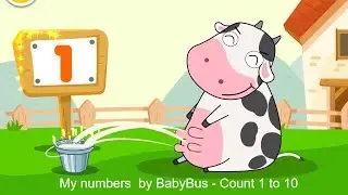 Educational games for kids- My Numbers by BabyBus - 1, 2,  3 - count 1 to 10