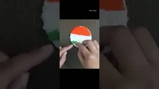 Tricolour Badge For Independence Day