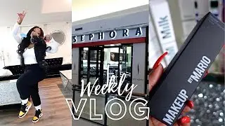 Weekly Vlog | TARGET RUN,SEPHORA HAUL, COOK WITH ME