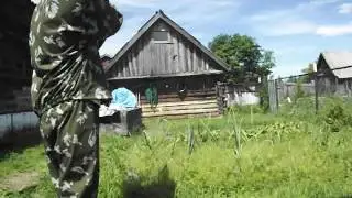 Пневматический пистолет МР-654К. Стрельба охотничьей дробью 00.