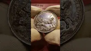 GMA Numismatica - NAPOLI. Carlo VI. Medaglia 1707. AG (g 33) per l'ingresso delle truppe a Napoli.