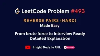 Reverse Pairs LeetCode 493 | Optimized Merge Sort Solution (C++)