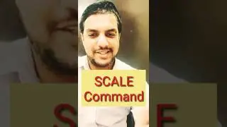SCALE COMMAND IN AUTOCAD | cad tutorials by yasir