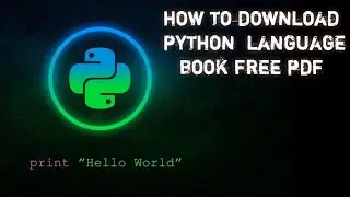 How to download python for beginners book pdf free |||100% working|| alternative present 🎭