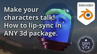 TUTORIAL:  How to make your characters talk!  Learn how to lip-sync in ANY 3d software.