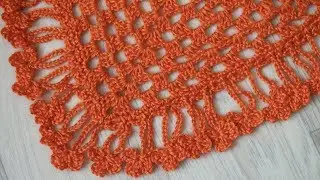 🌹Кайма обвязка. Как обвязать шаль крючком Урок 105   Border strapping