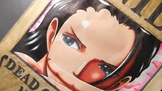 Drawing Wanted Poster of Nico Robin - One Piece.