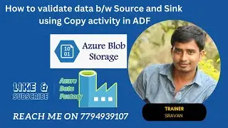 How to validate data b/w Source and Sink using Copy activity in ADF #azuredatafactory #azure