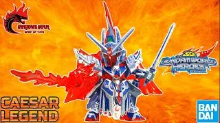{SDW HEROES} SDW HEROES CAESAR LEGEND GUNDAM #19 (FAST BUILD & PAINTED) (S54) 4K #sdgundam #BANDAI