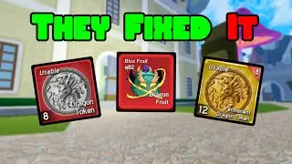 THEY FINALLY FIXED THE ISSUES WITH THE DRAGON UPDATE | Roblox Blox Fruits