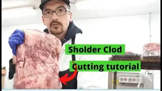 cross rib shoulder clod tutorial and my new knives!