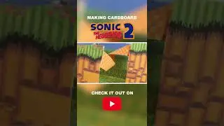 Making cardboard Sonic 2 part II