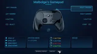 Steam Controller Mapping (Xbox One Controller Emulation)