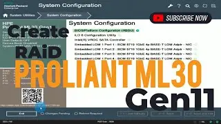 HP ProLiant ML30 Gen11 RAID Setup (RAID 1 Mirror) + Windows RAID Driver Guide