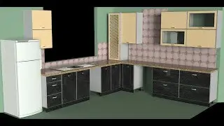 Проектирование кухни в SketchUp Первый опыт ;)