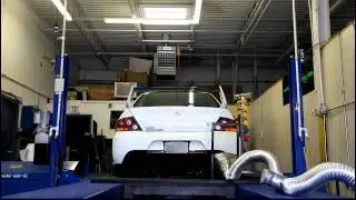 Evo IX with CBRD BBK Full dyno run through the gear