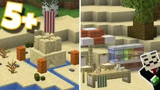 Minecraft: Топ-5 декораций для улучшения своей деревни летом!