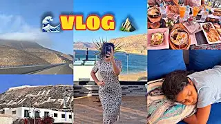آخيرا VLOG🎥سافرنا فنص الليل😱الطريق كتخلع!😥
